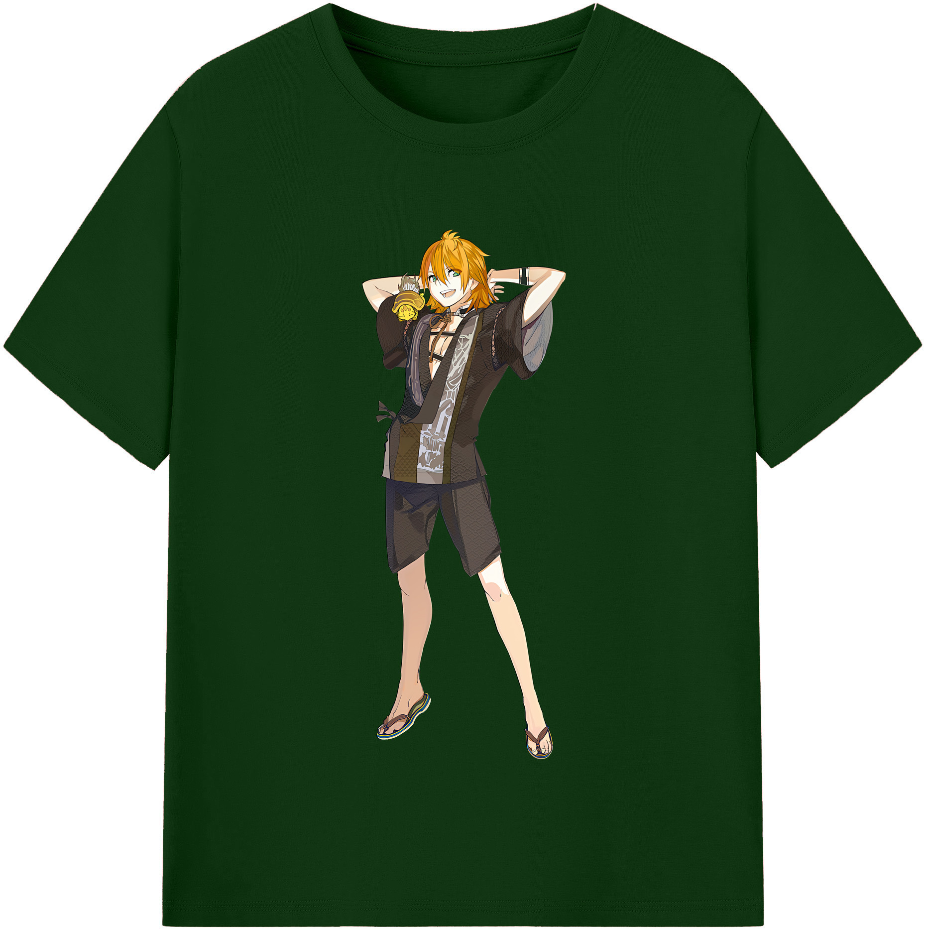 （画像用） 刀剣乱舞 Touken Ranbu 綿100％半袖Tシャツ（フロントプリント）